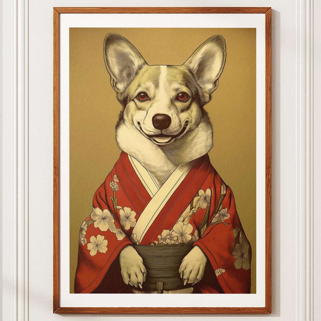 Corgi Japanse Kimono Dog Series image 10