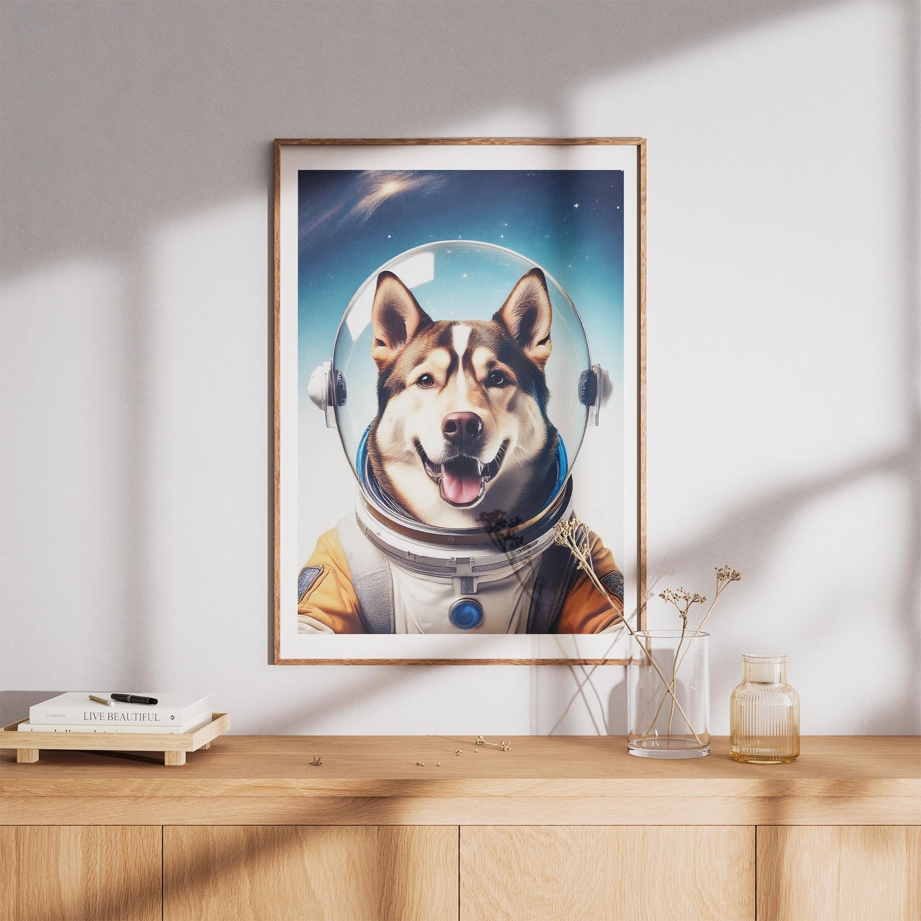 Siberian Husky Astronaut Dog Series image 8