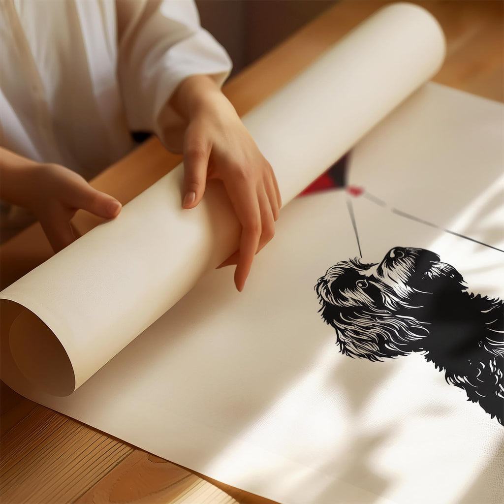 Havanese DOGSY Series inspired by the Art of Banksy with text Dogsy image 1