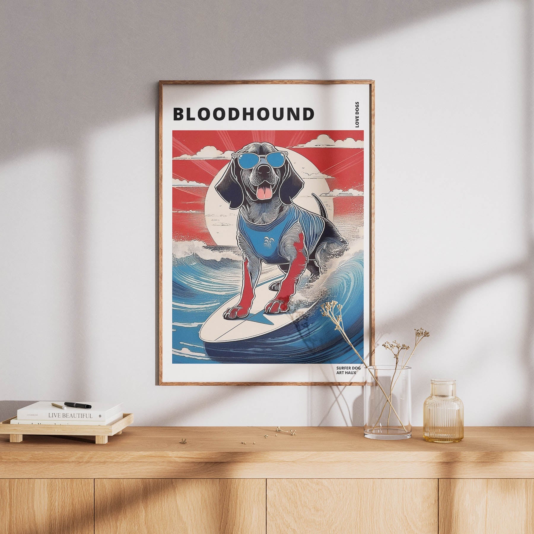 Blood Hound Hokosai Surfer Dogs 1 image 8