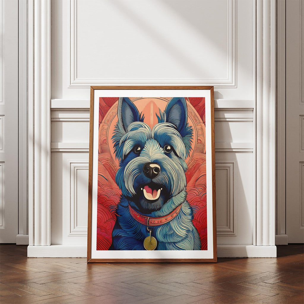 Scottish Terrier Hokusai Japanese Inspired Dog Series 1 image 4