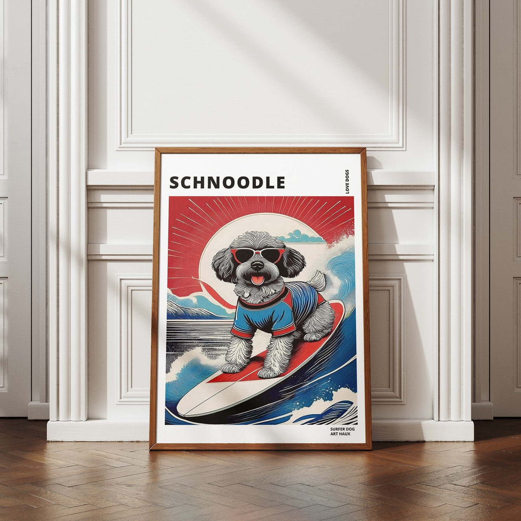 Schnoodle Hokosai Surfer Dogs 1 image 4