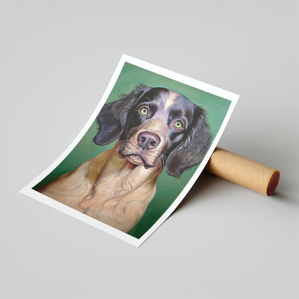 English Setter Green Painted Series image 6