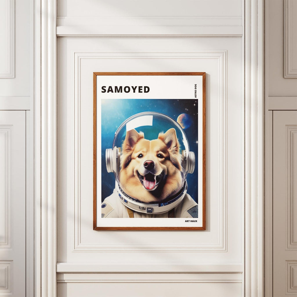 Samoyed Astronaut Dog Series with Text Astro Dog image 3