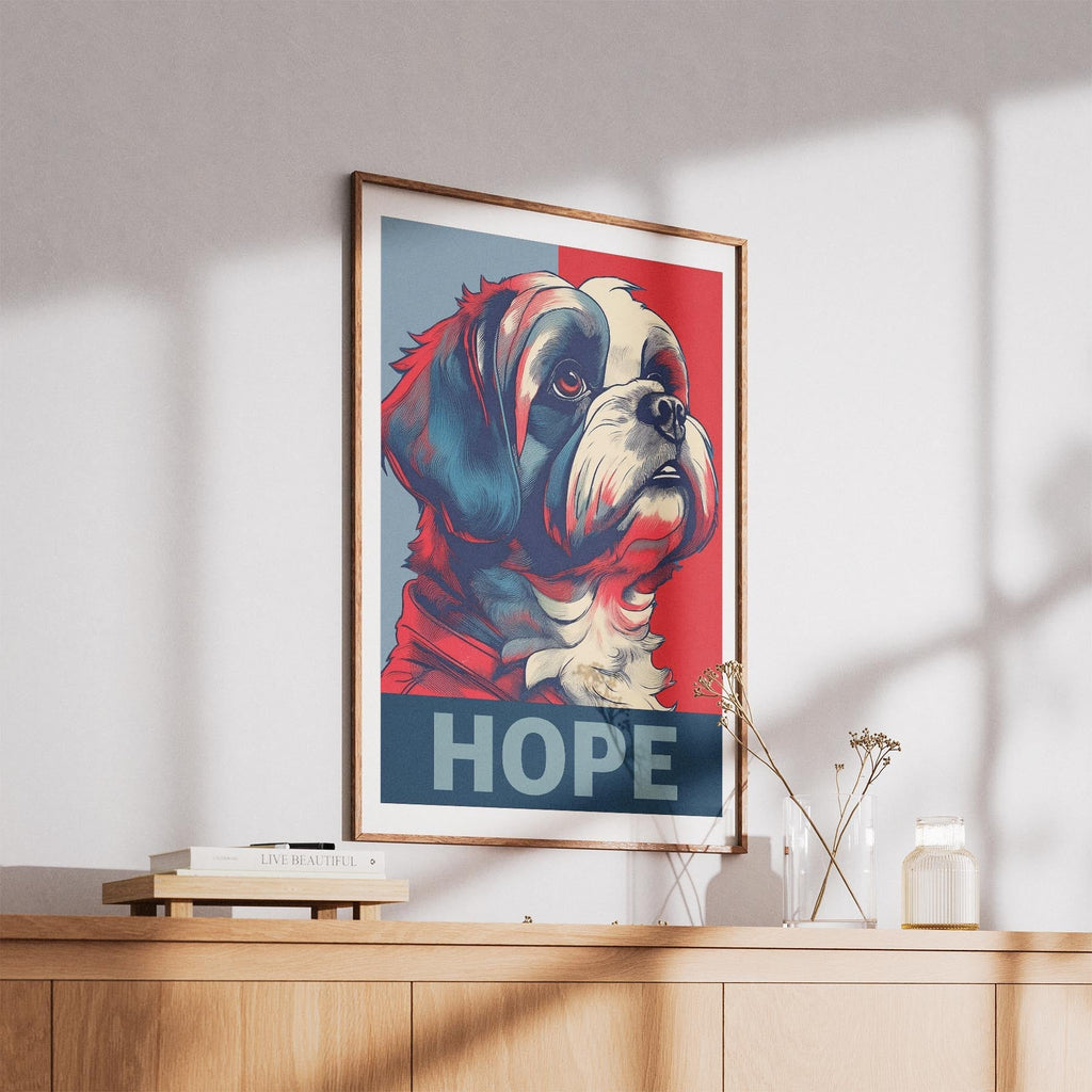 Shih Tzu HOPE Series Inspired by the Obama Poster image 5