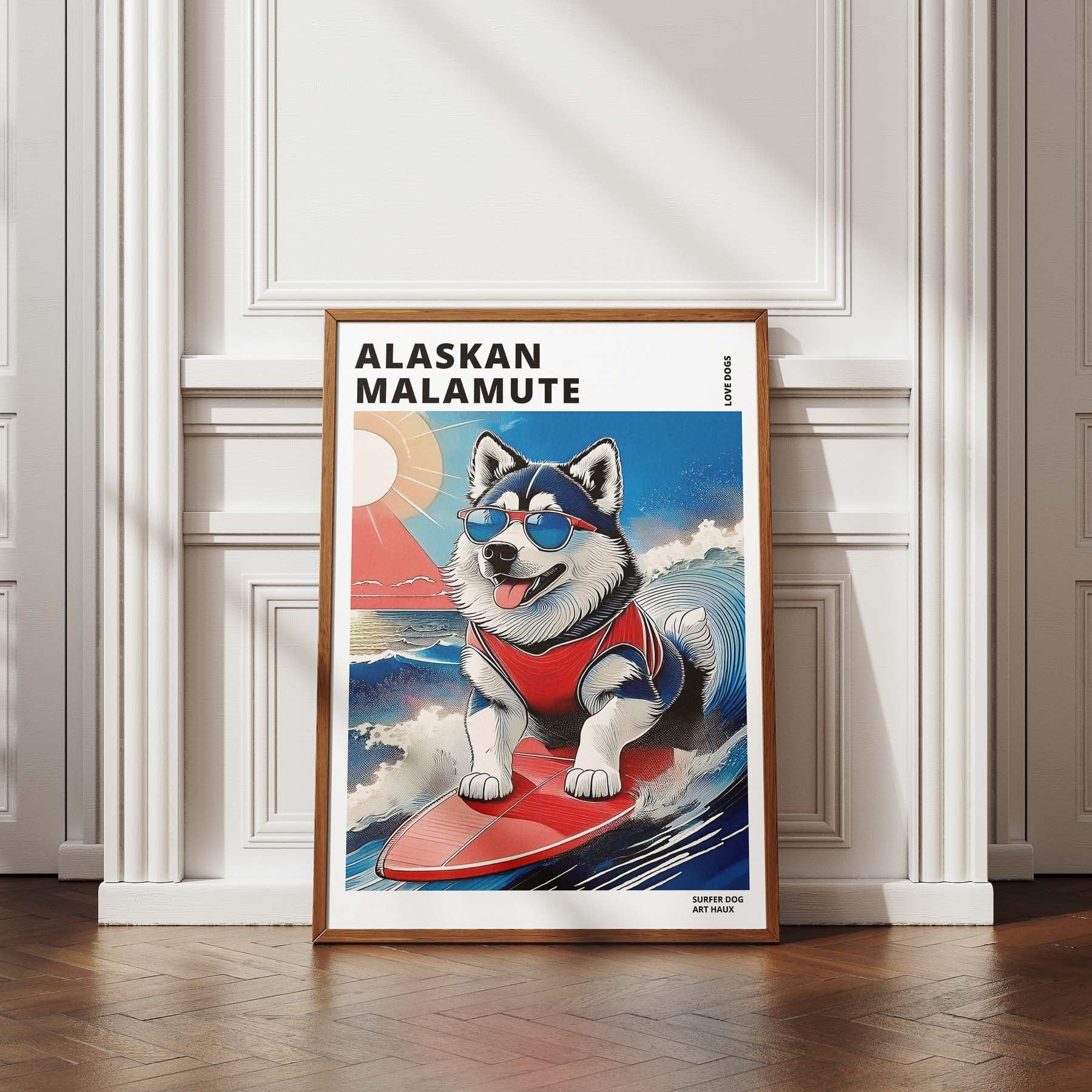 Alaskan Malamute Hokosai Surfer Dogs 1 image 4