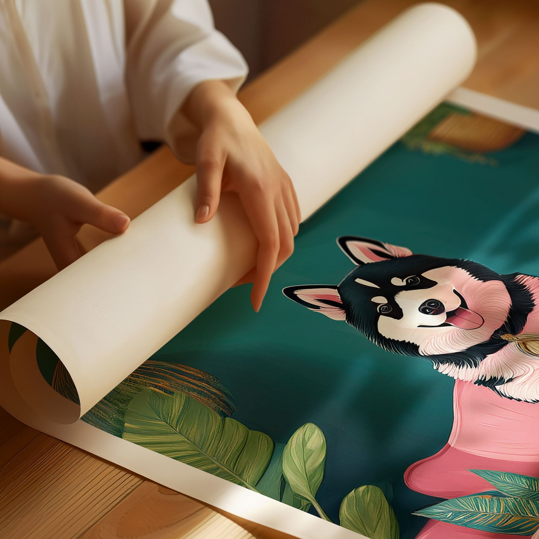 Alaskan Malamute Just Lounging Around image 3