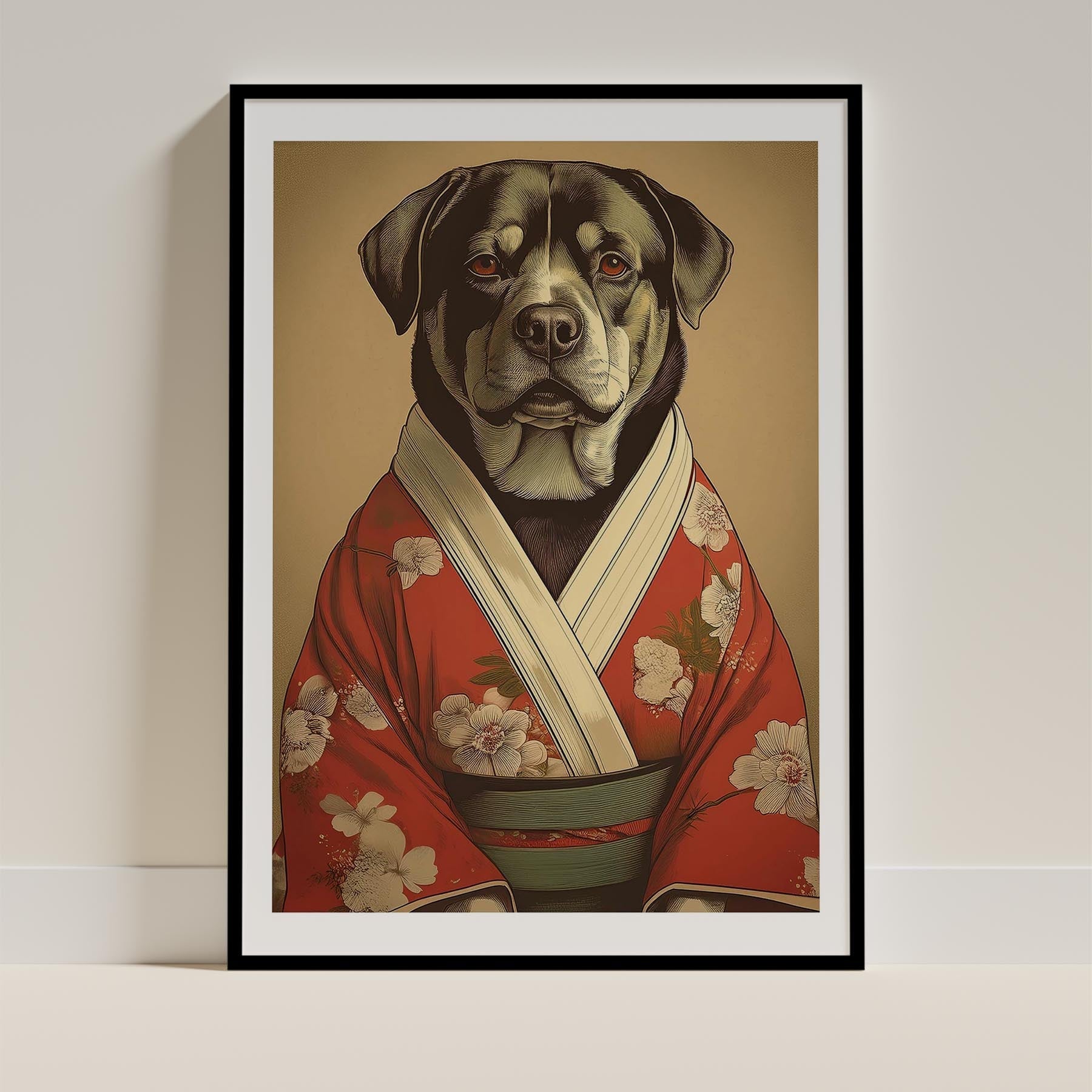 Rottweiler Japanse Kimono Dog Series image 0