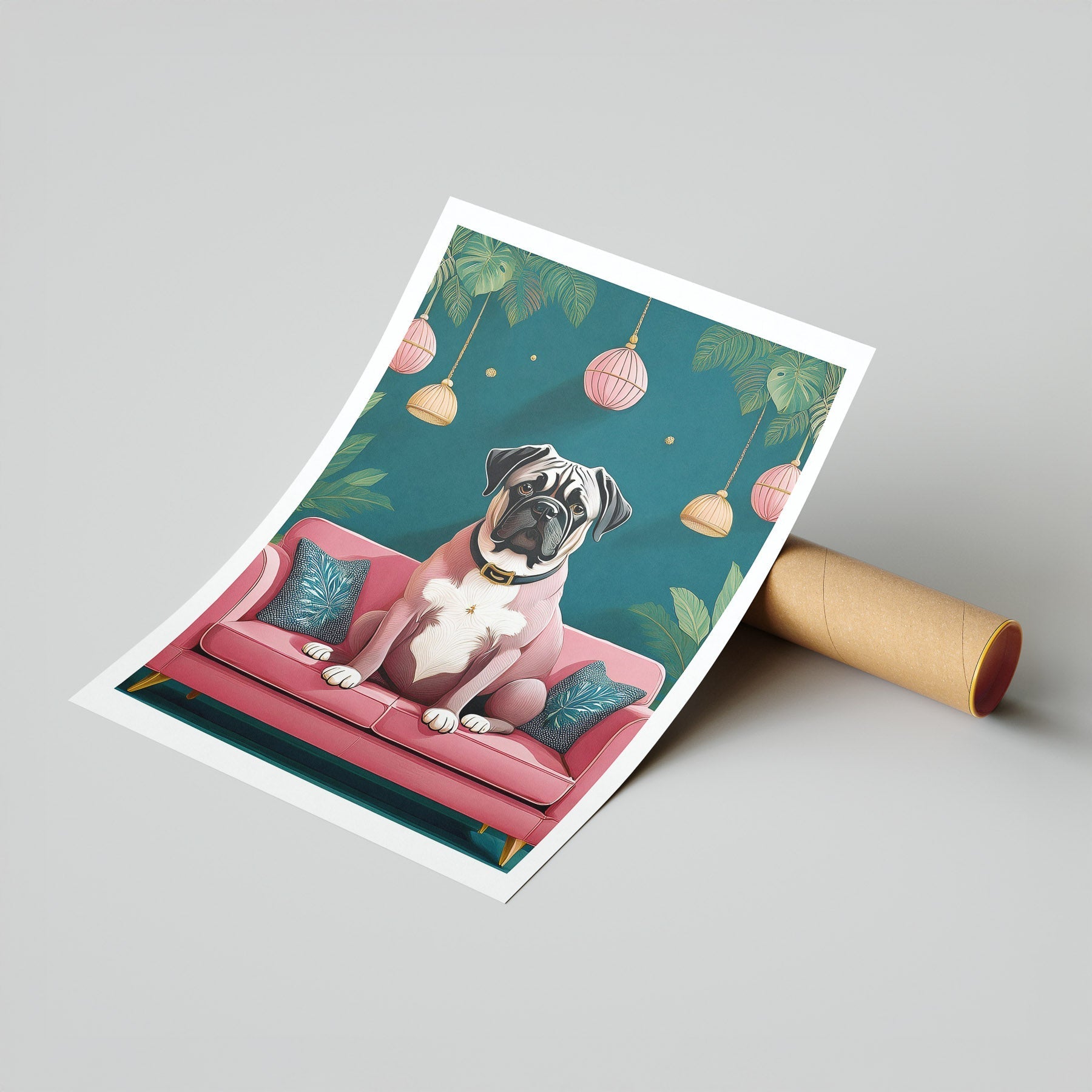 Old English Sheep Dog In Colourful Sunnies 13 image 10