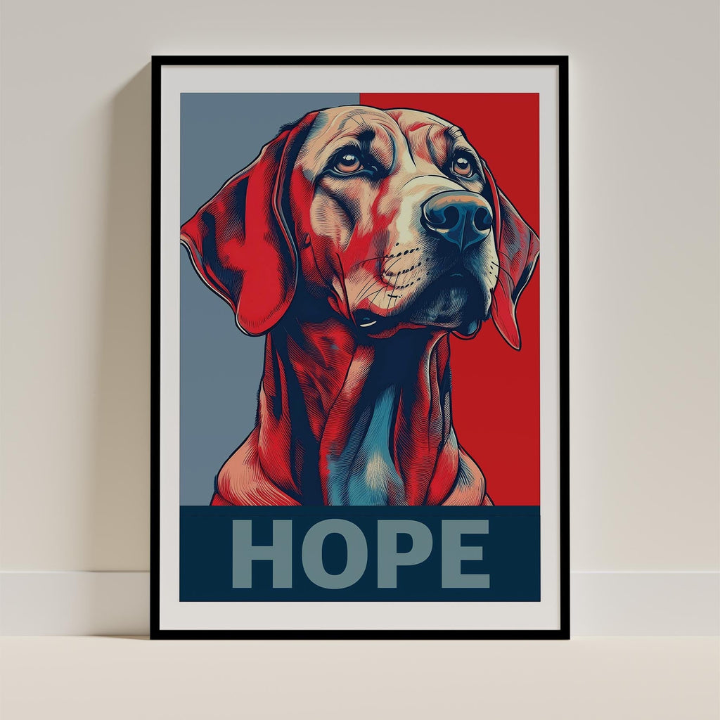 Hungarian Vizsla HOPE Series Inspired by the Obama Poster image 11
