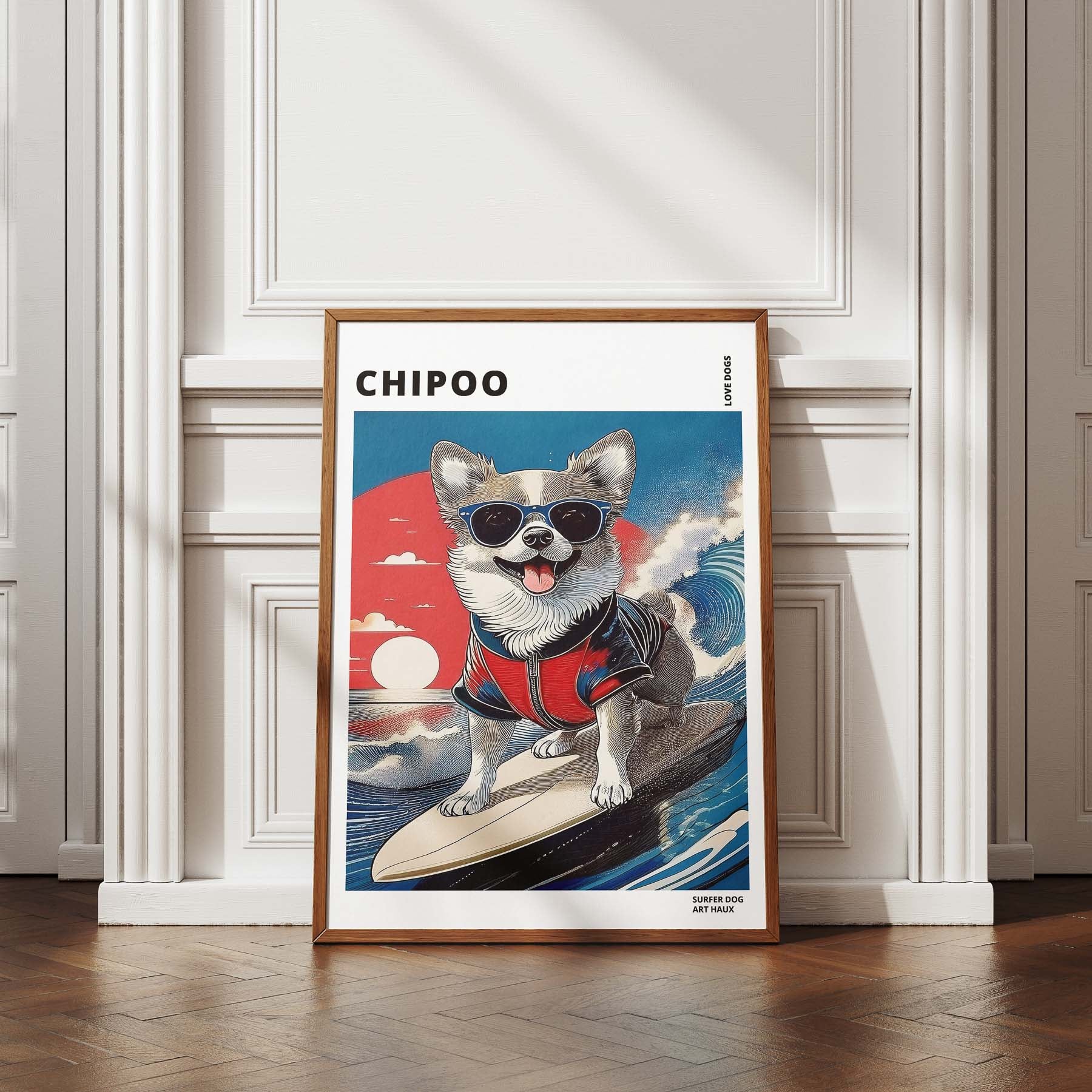 Chipoo Hokosai Surfer Dogs 1 image 4