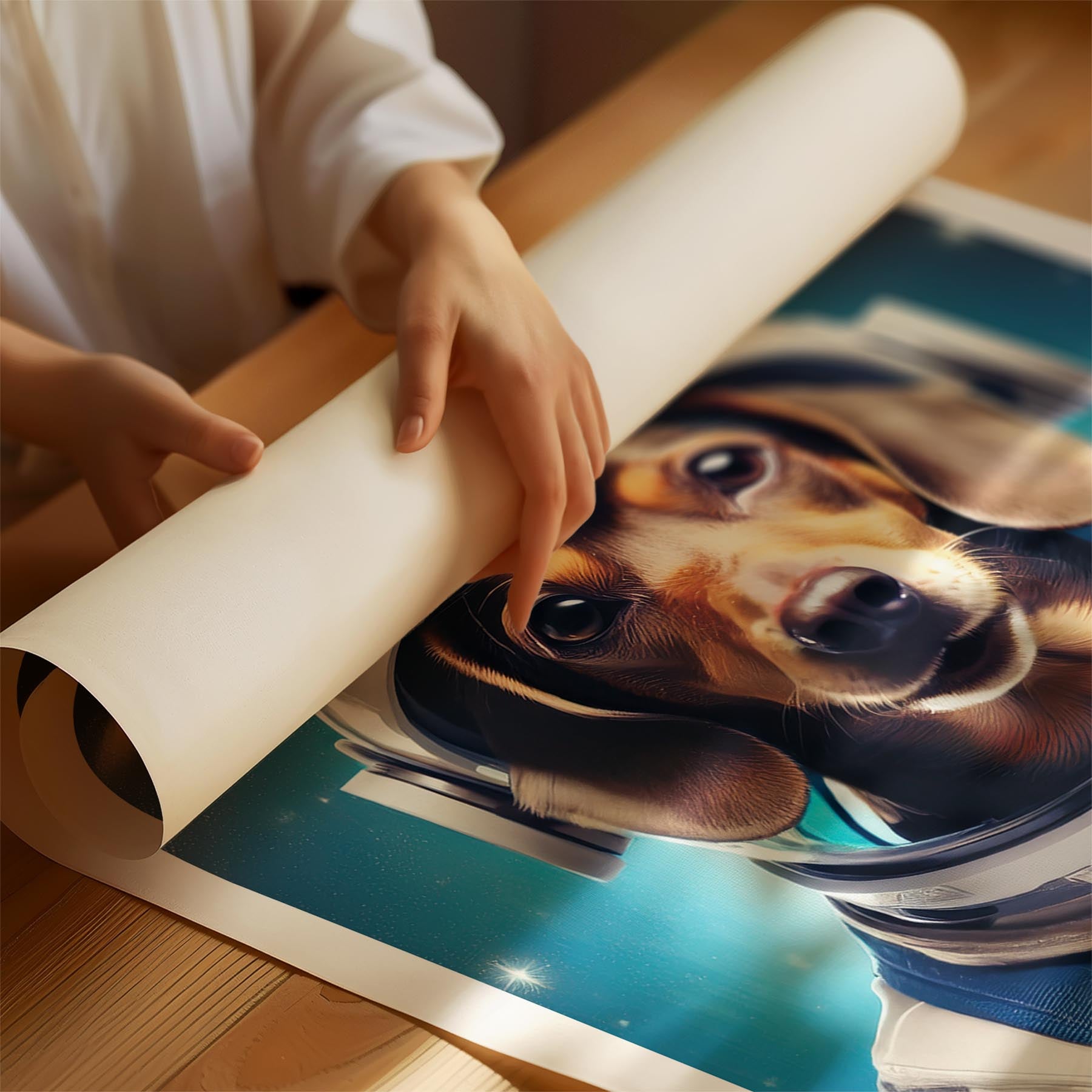 Dachshund Astronaut Dog Series image 1