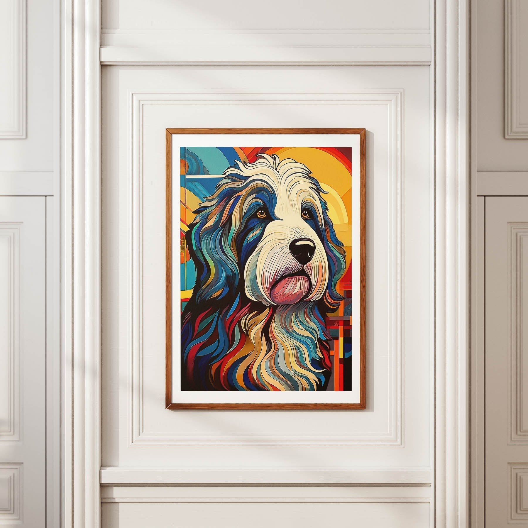 Old English Sheepdog Colour Graphics image 3