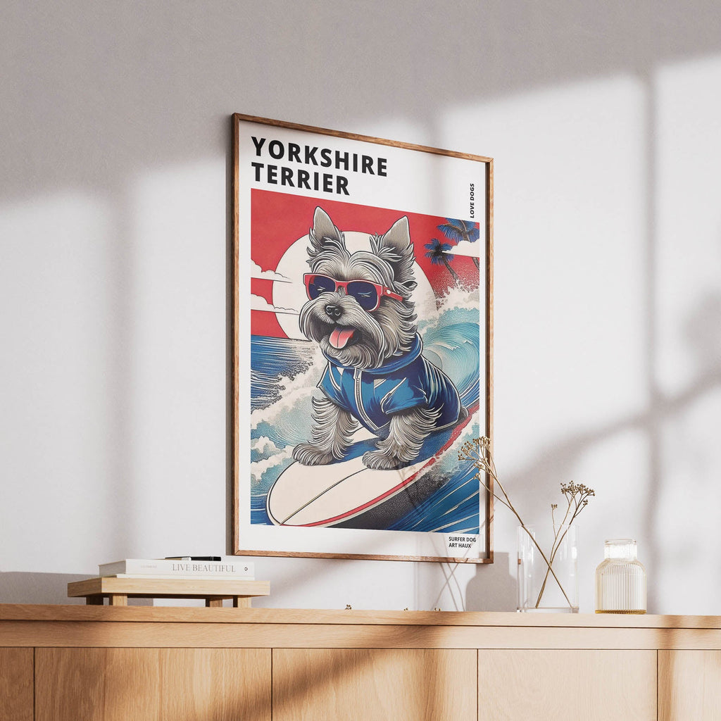 Yorkshire Terrier Hokosai Surfer Dogs 1 image 6