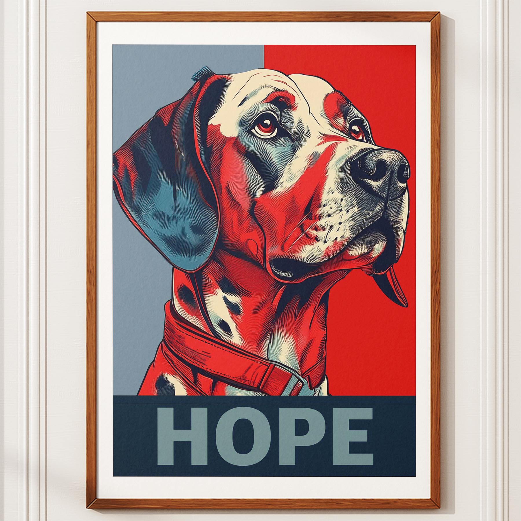 Dalmatian HOPE Series Inspired by the Obama Poster image 10