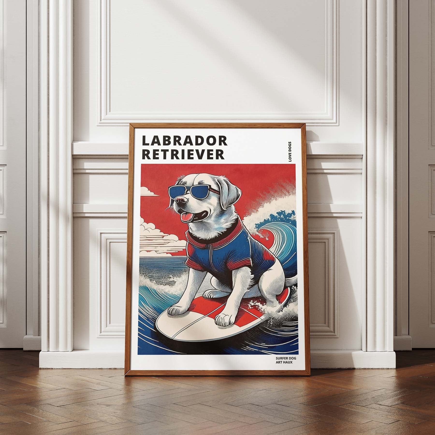 Labrador Retreiver Hokosai Surfer Dogs 2 image 4