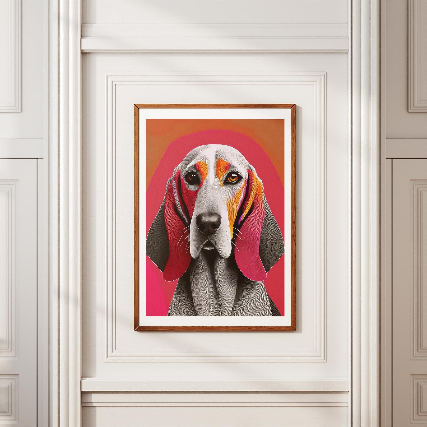 Bloodhound Modern Pop Dog Series image 3