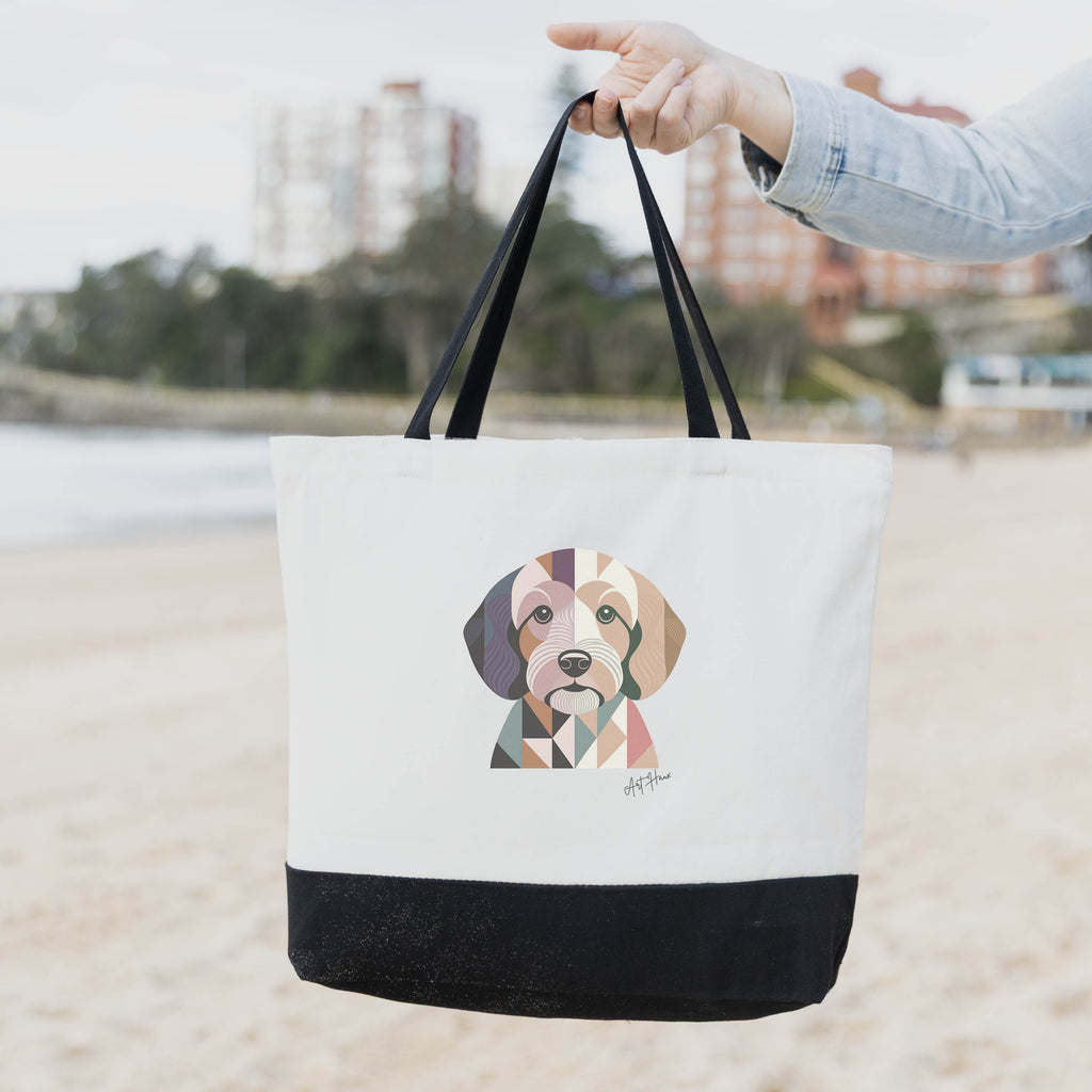 Cockapoo Vintage Chic Graphic Bag image 1