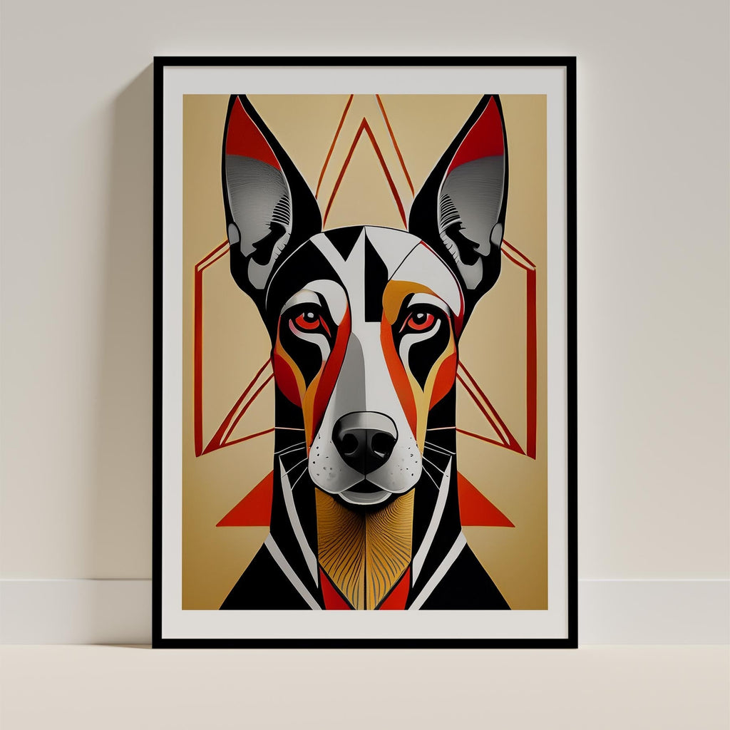 Doberman Geometric Orange Series image 0