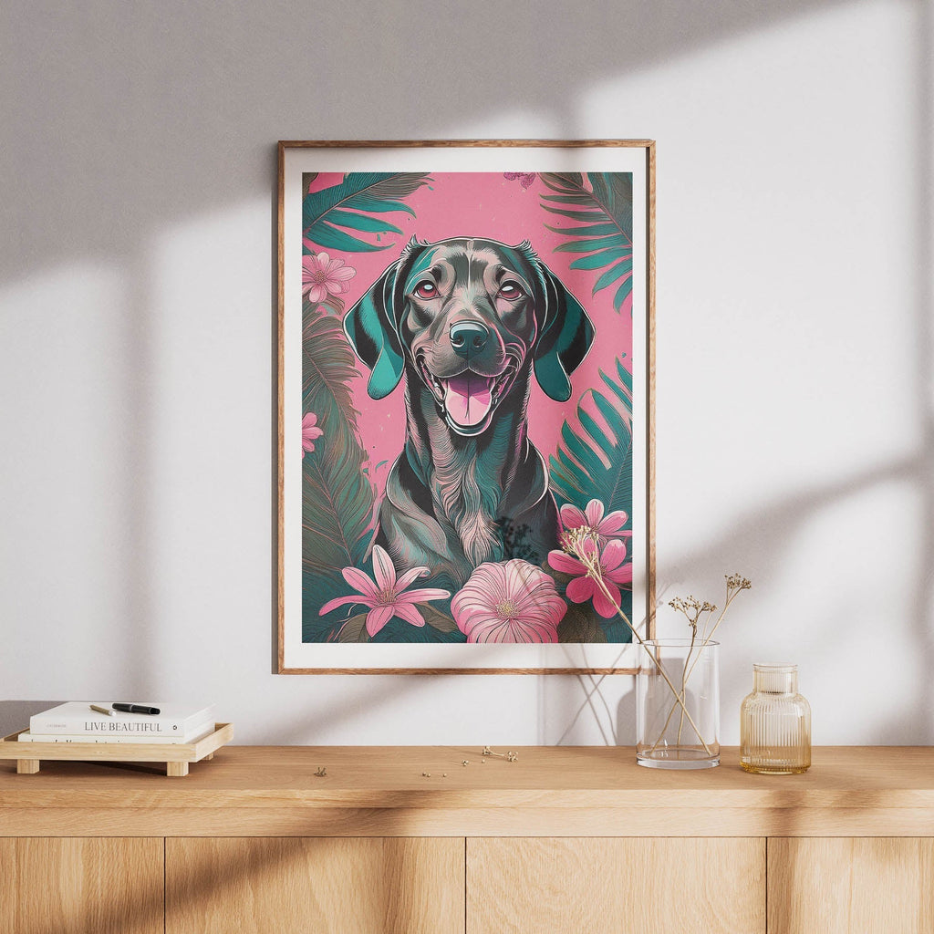 Vizsla Flowery Dog image 8