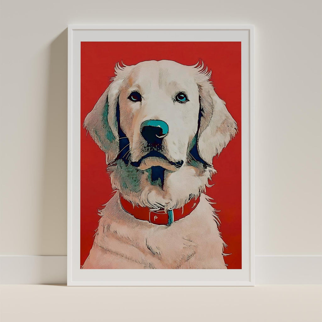 Curly Coated Retriever Red Dog Series image 9