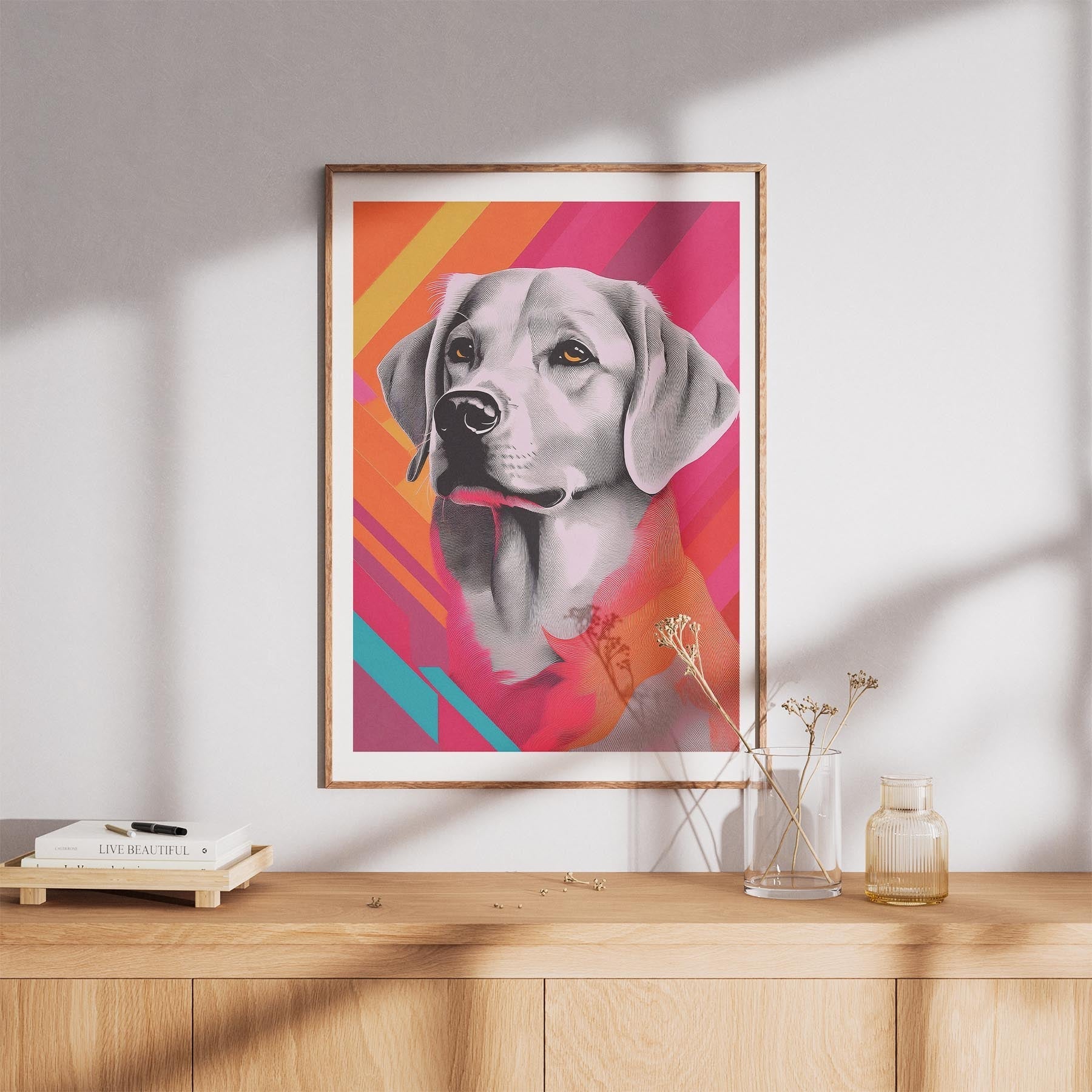 Golden Retriever Modern Pop Dog Series image 8