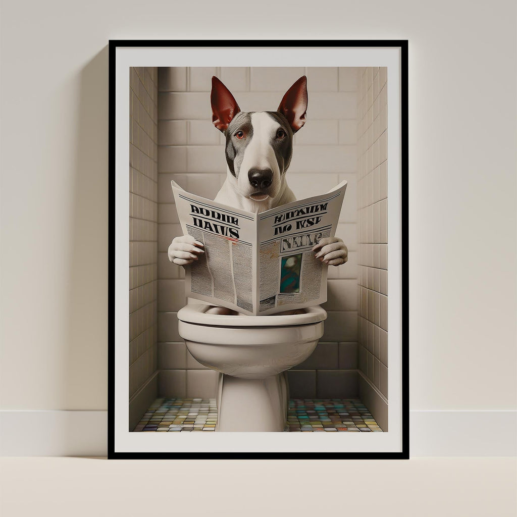 Bull Terrier Toilet Humour Dog Series 4 image 0