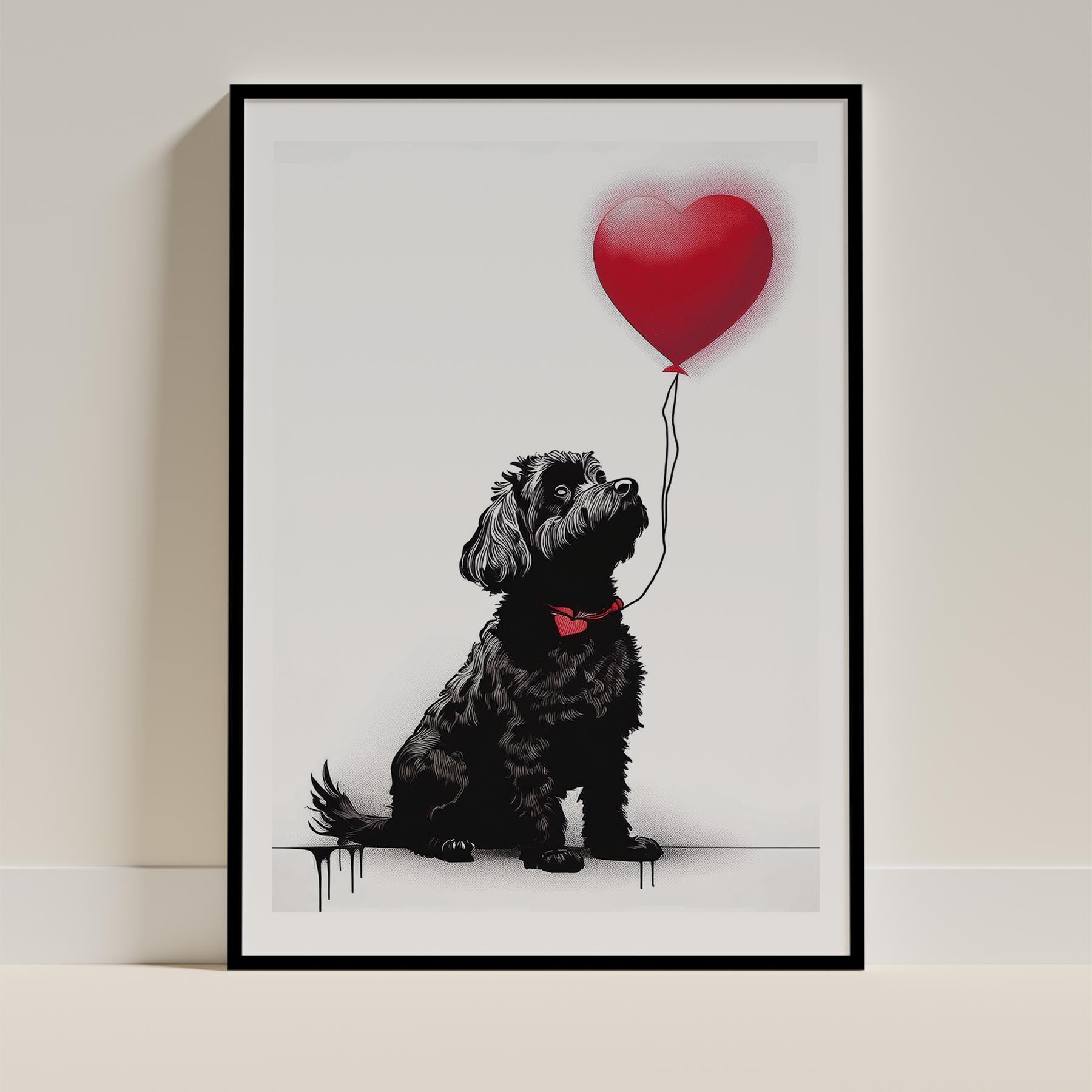 Coton de Tulear DOGSY Series inspired by the Art of Banksy image 11