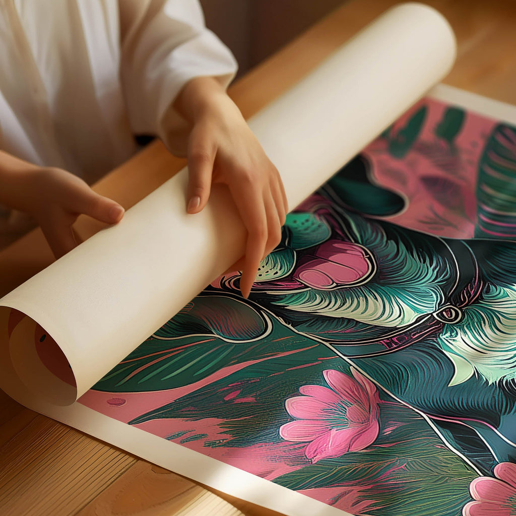 Beagle Flowery Dog image 1