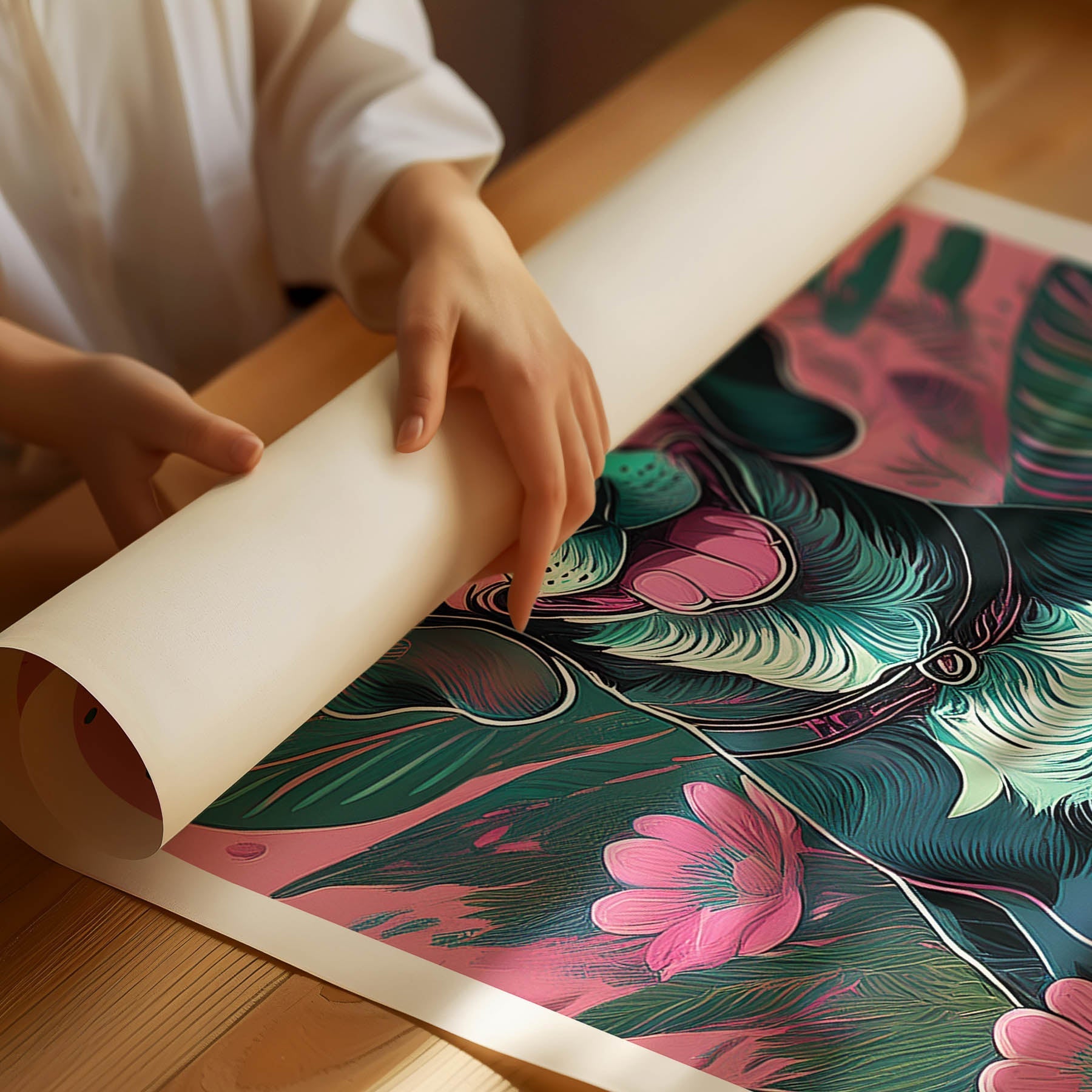 Beagle Flowery Dog image 1