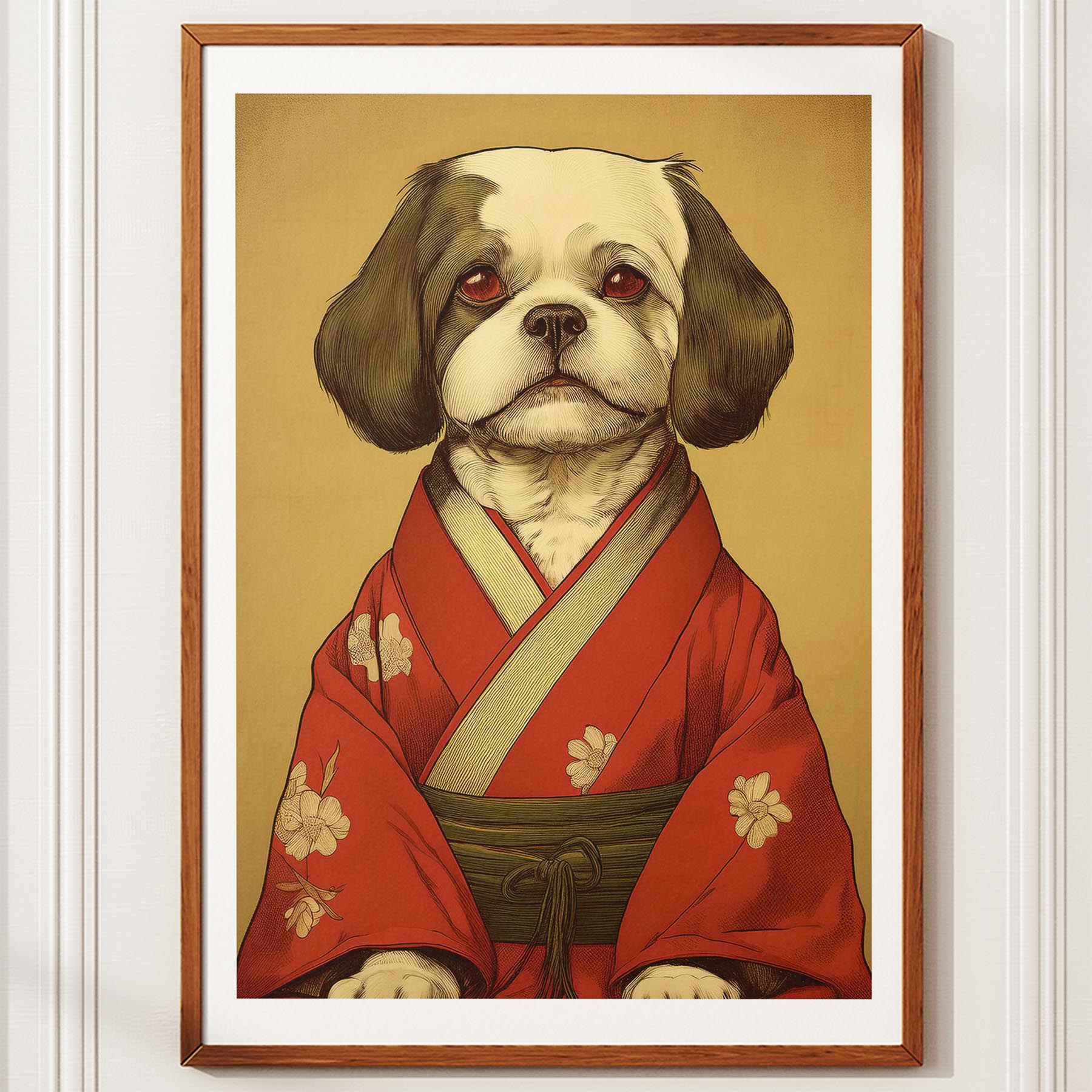 Shih Tzu Japanse Kimono Dog Series image 10