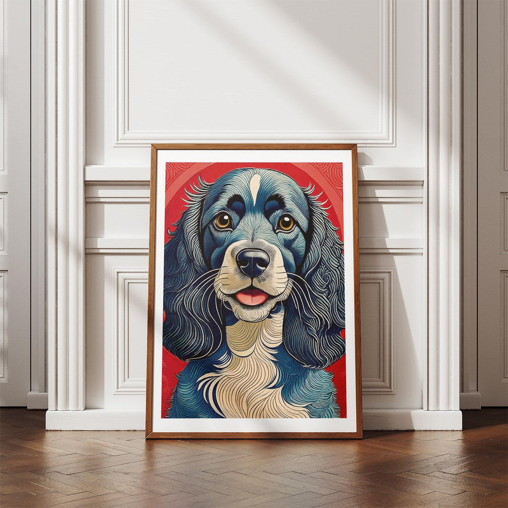 Cocker Spaniel Hokusai Japanese Inspired Dog Series image 4