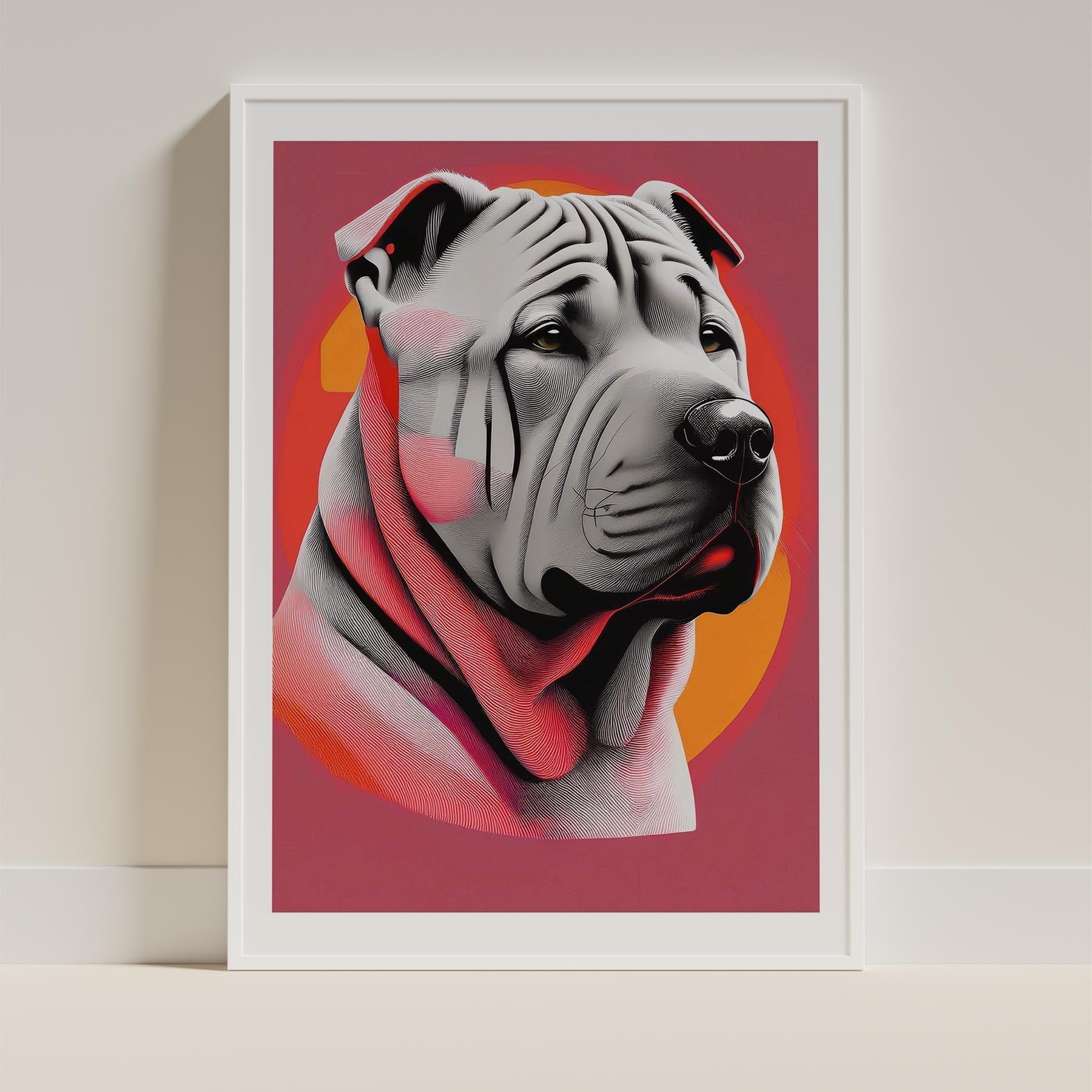 Shar Pei Modern Pop Dog Series image 9