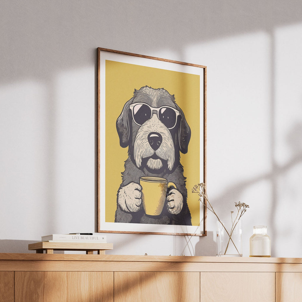 Sheepdog Chillin Coffee Dog image 6