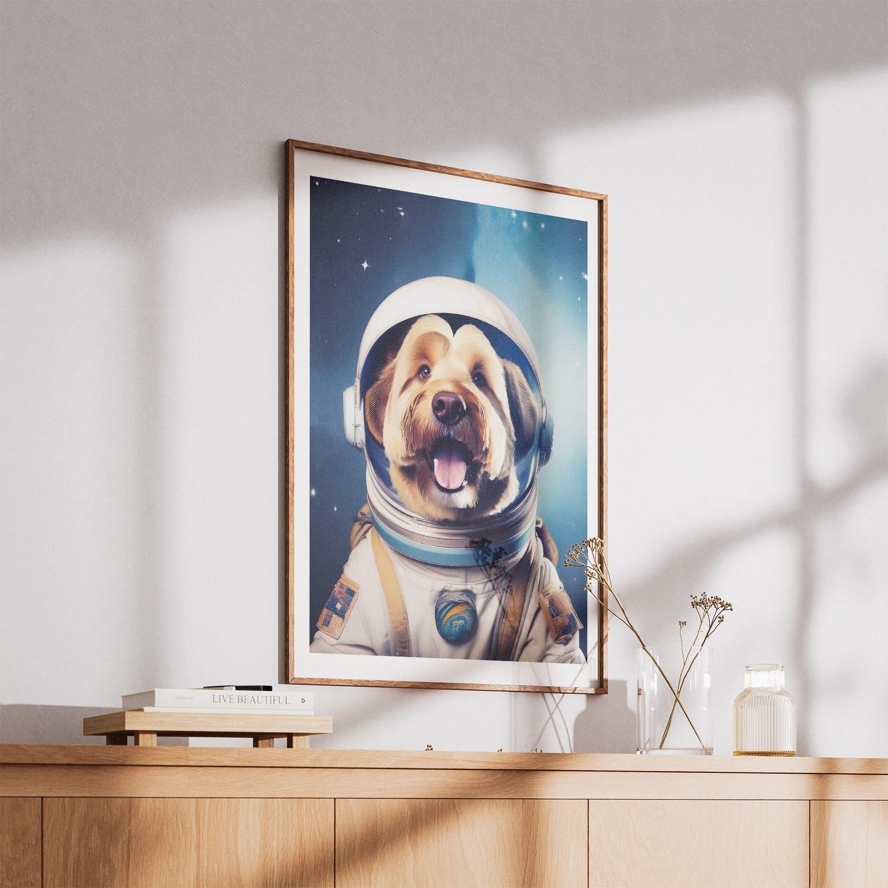 Old English Sheepdog Astronaut Dog Series image 5