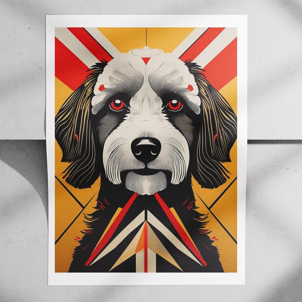 Groodle Geometric Orange Series image 7