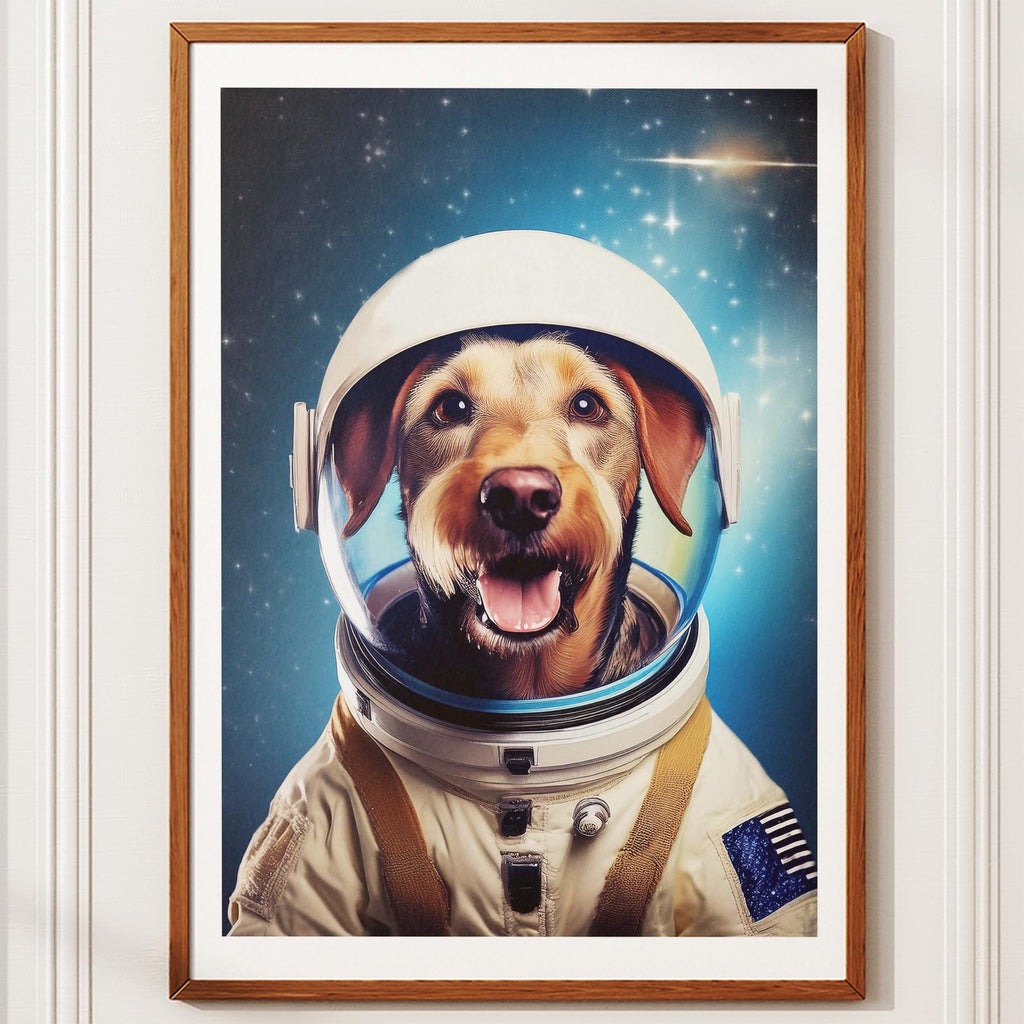 Airedale Astronaut Dog Series image 10
