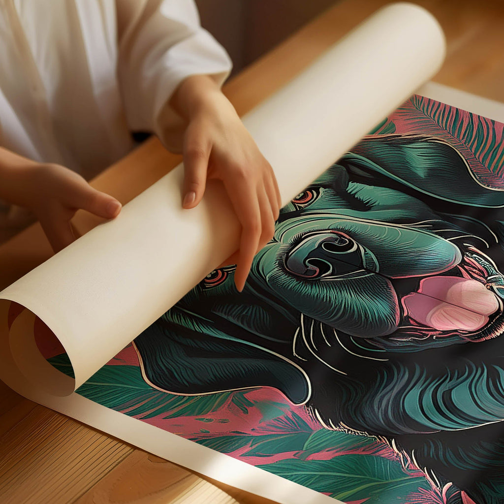 Newfoundland Flowery Dog image 1