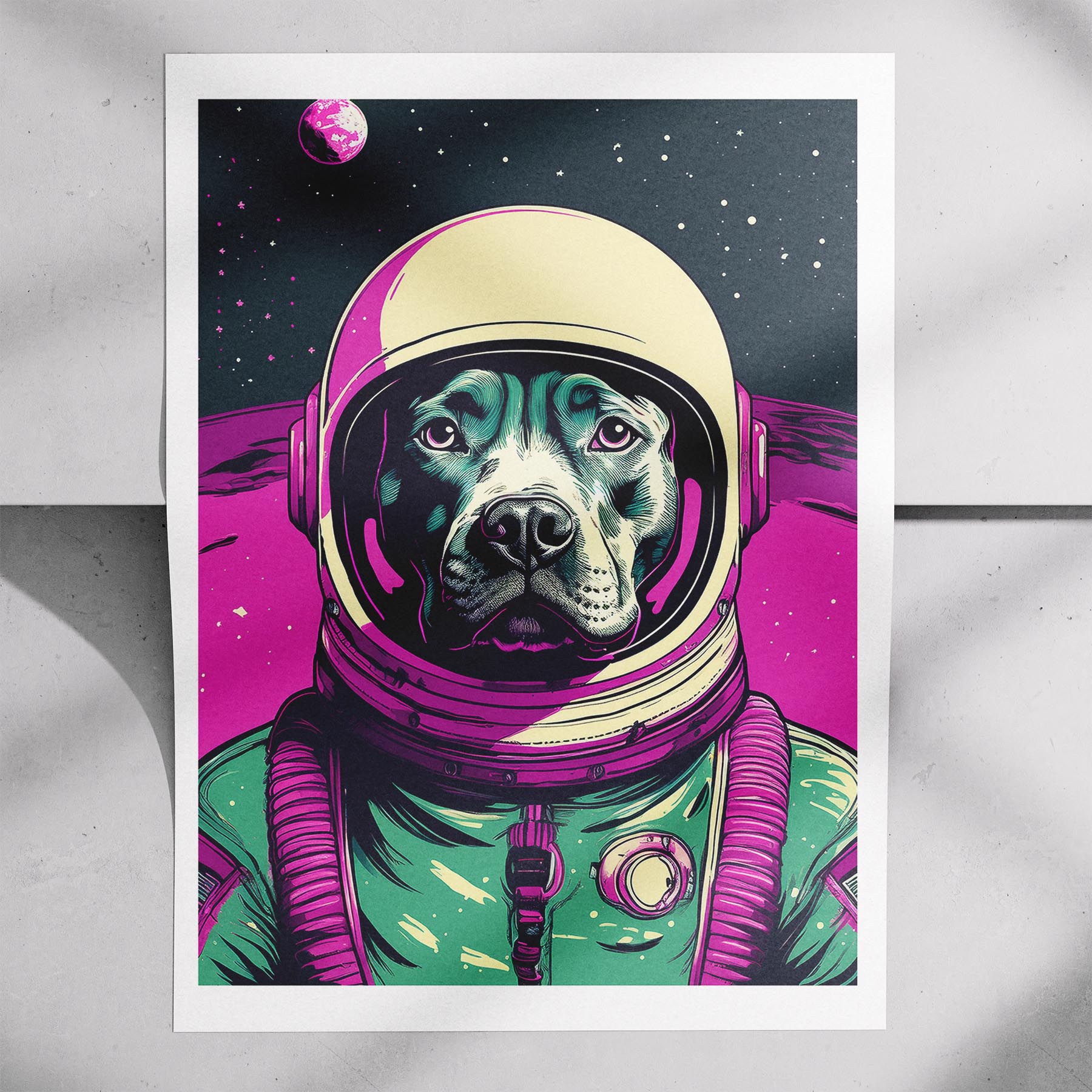 American Pitbull Terrier Space Dogs Series image 7