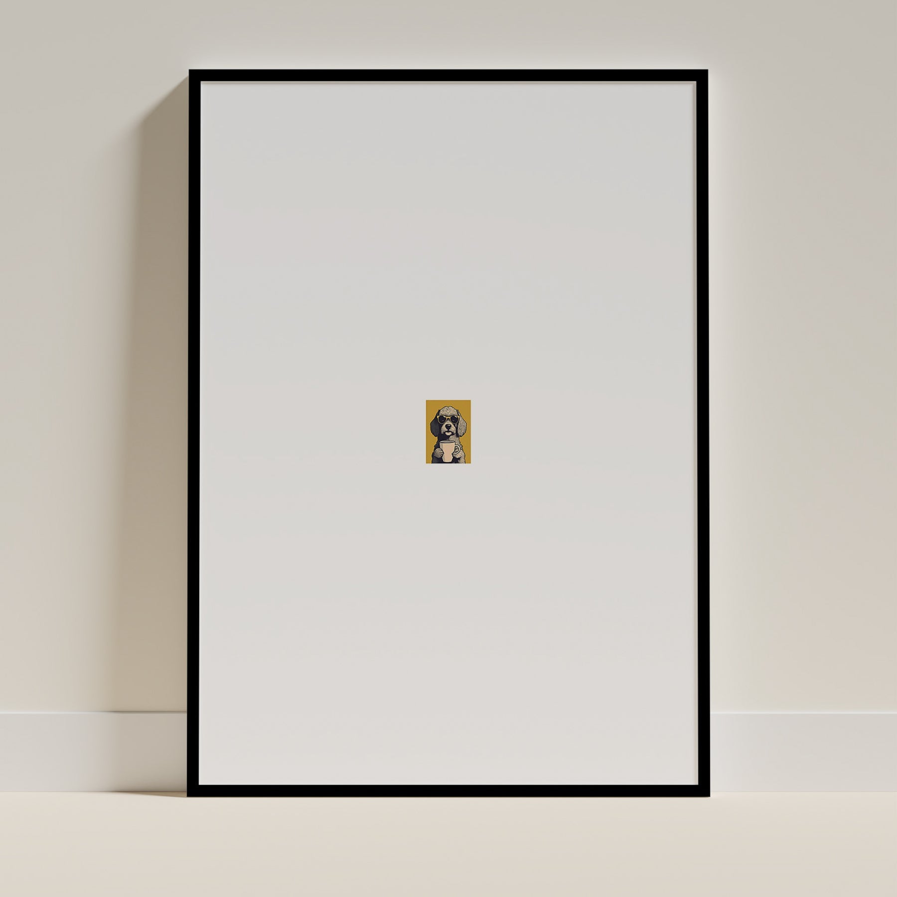 Spoodle 1 Chillin Coffee Dog image 0