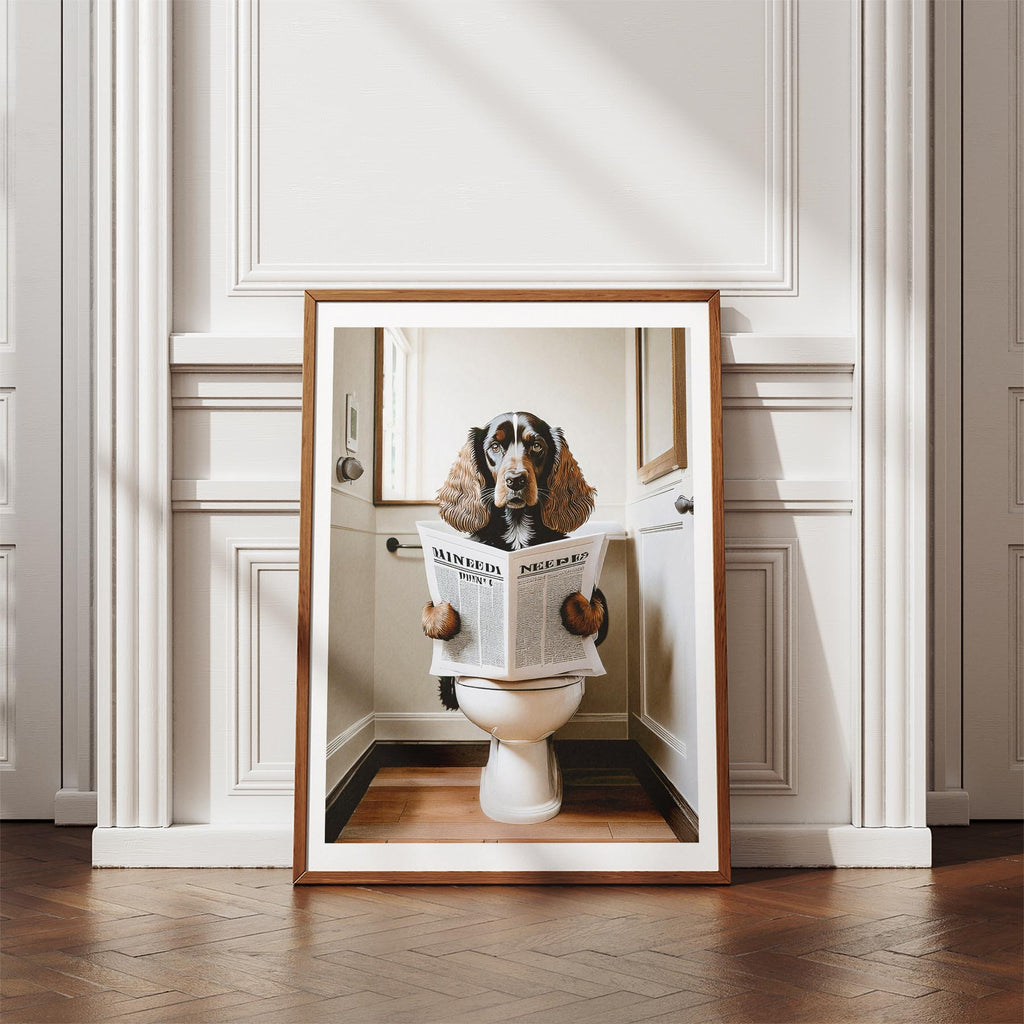 Cocker Spaniel Toilet Humour Dog Series 1 image 4