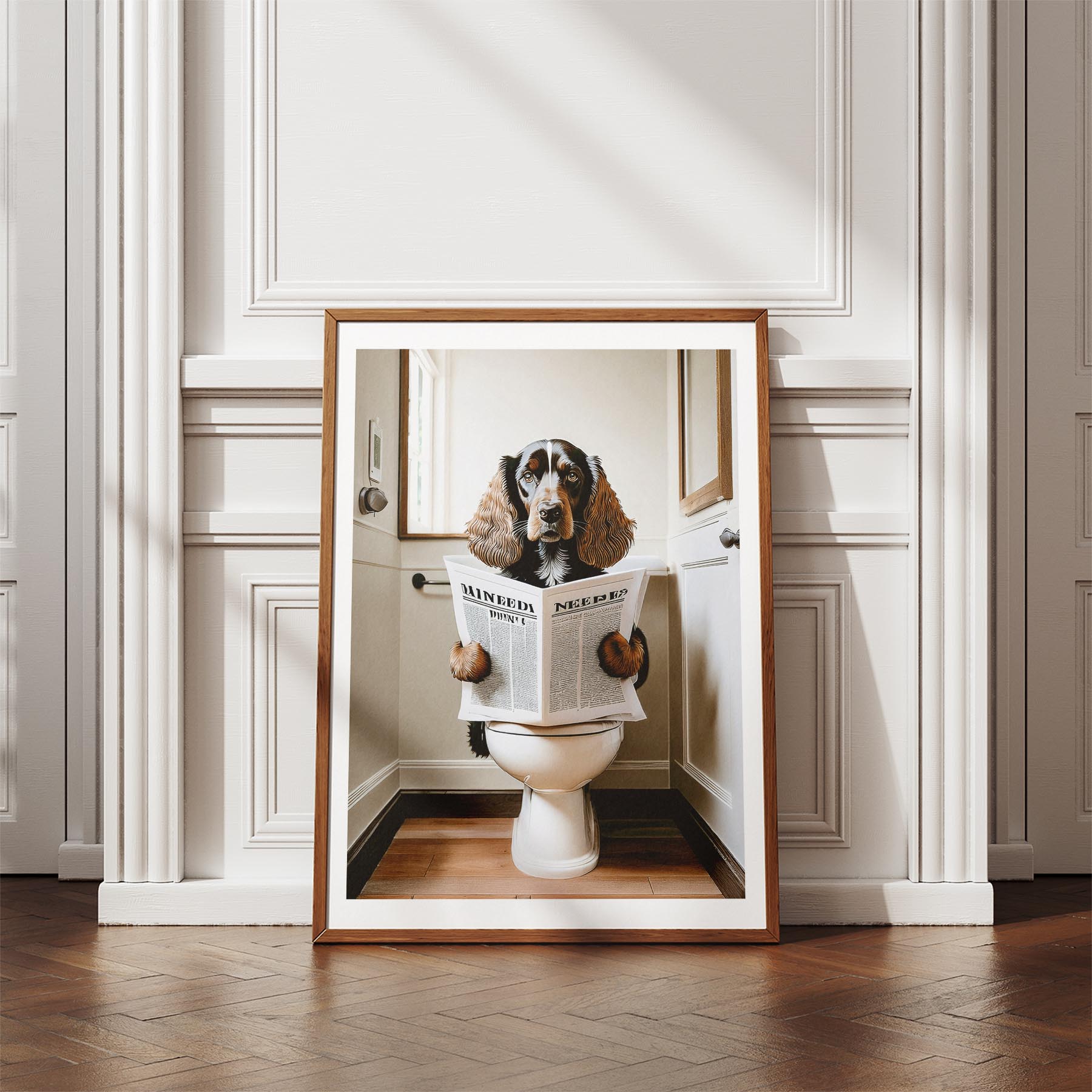 Cocker Spaniel Toilet Humour Dog Series 1 image 4