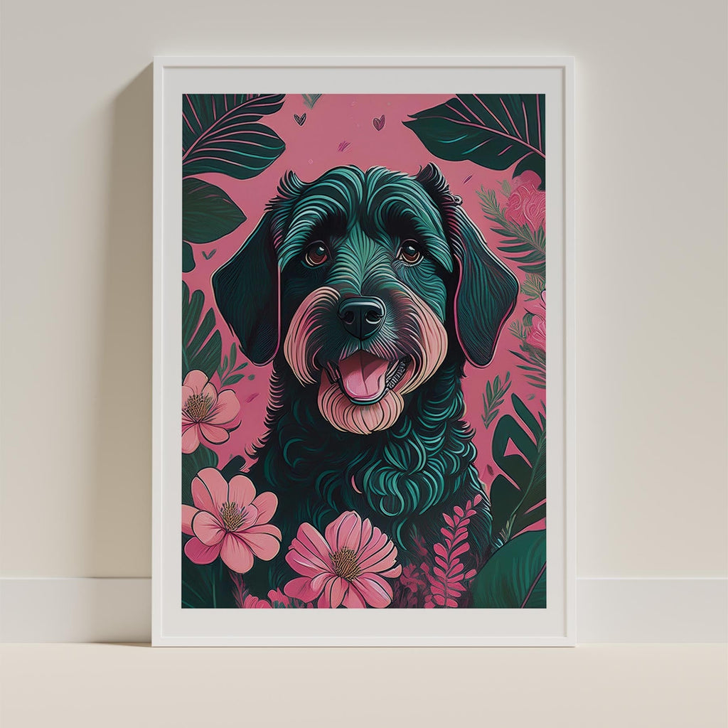 Labradoodle Flowery Dog image 9