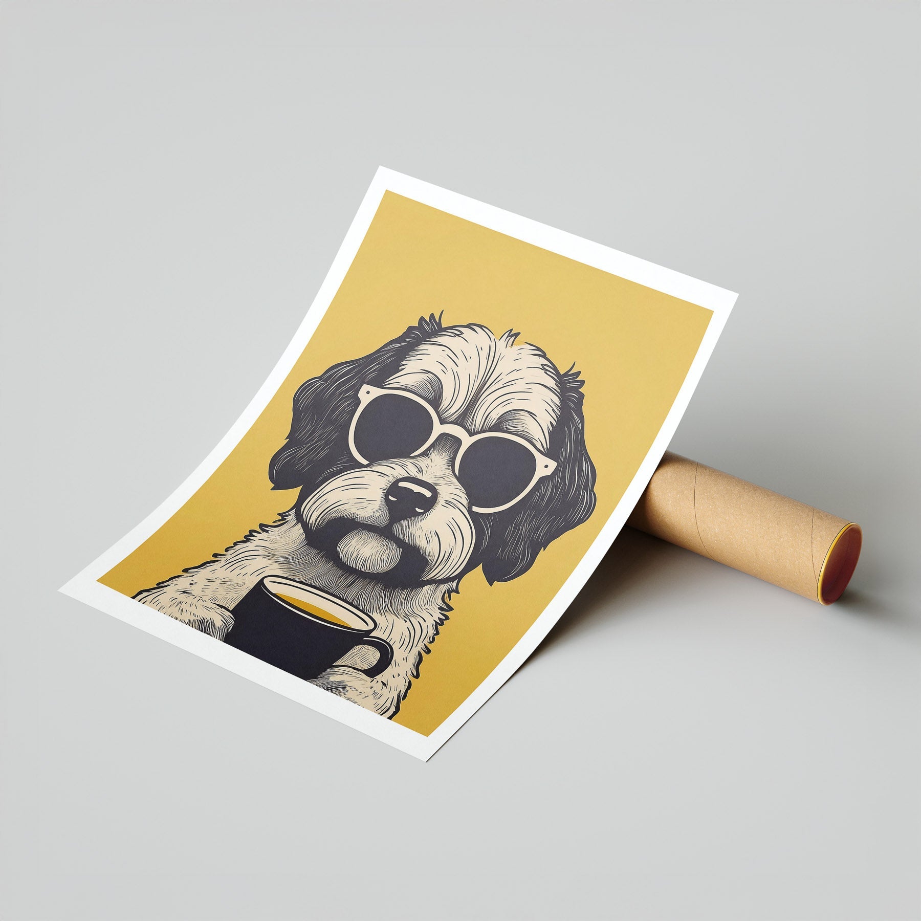 Havanese Chillin Coffee Dog image 7