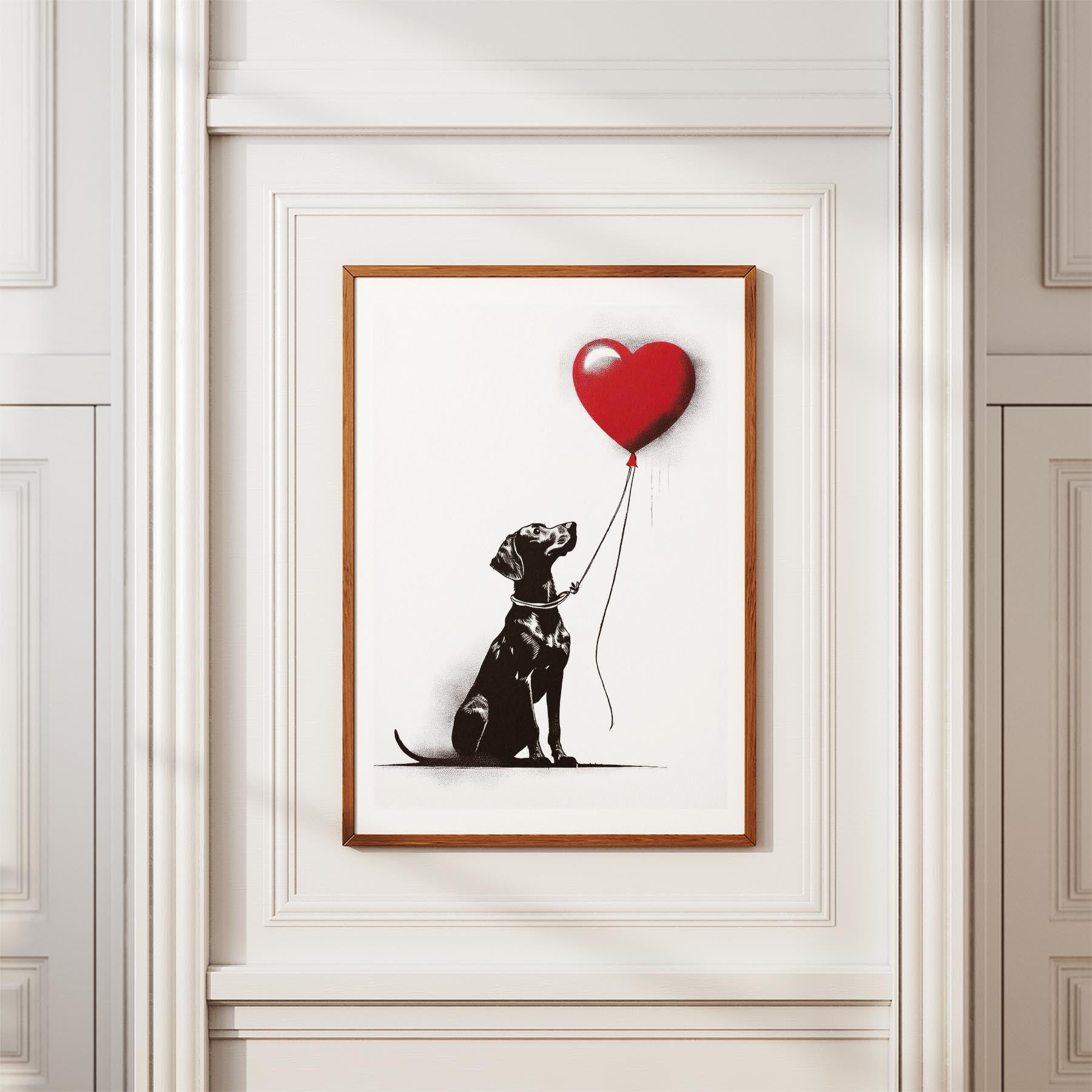 Rhoedesian Ridgeback DOGSY Series inspired by the Art of Banksy image 3