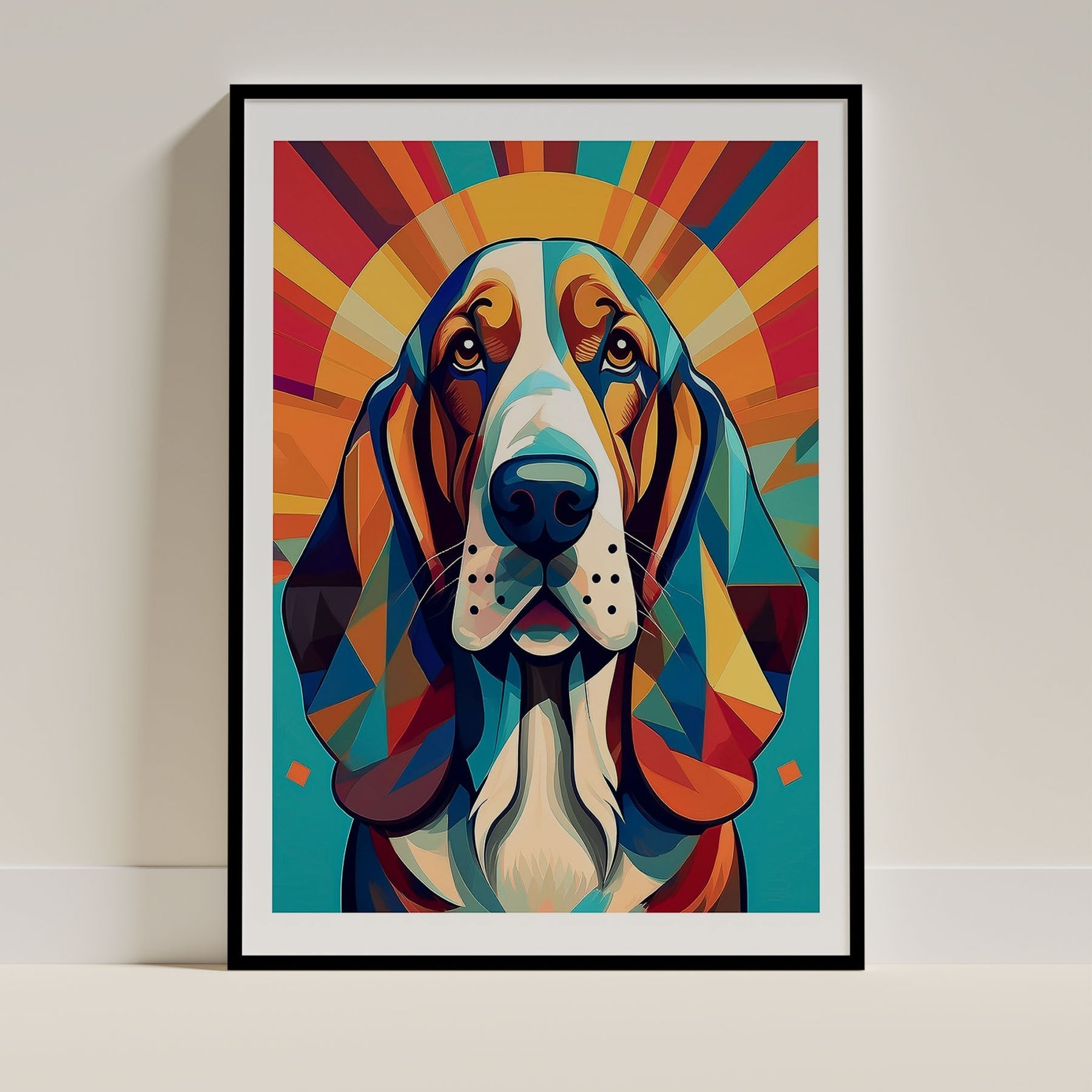 Basset Hound Colour Graphics 1 image 0