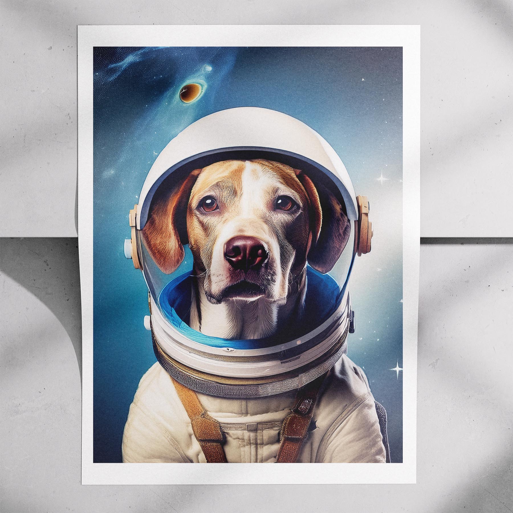 English Pointer Astronaut Dog Series image 7