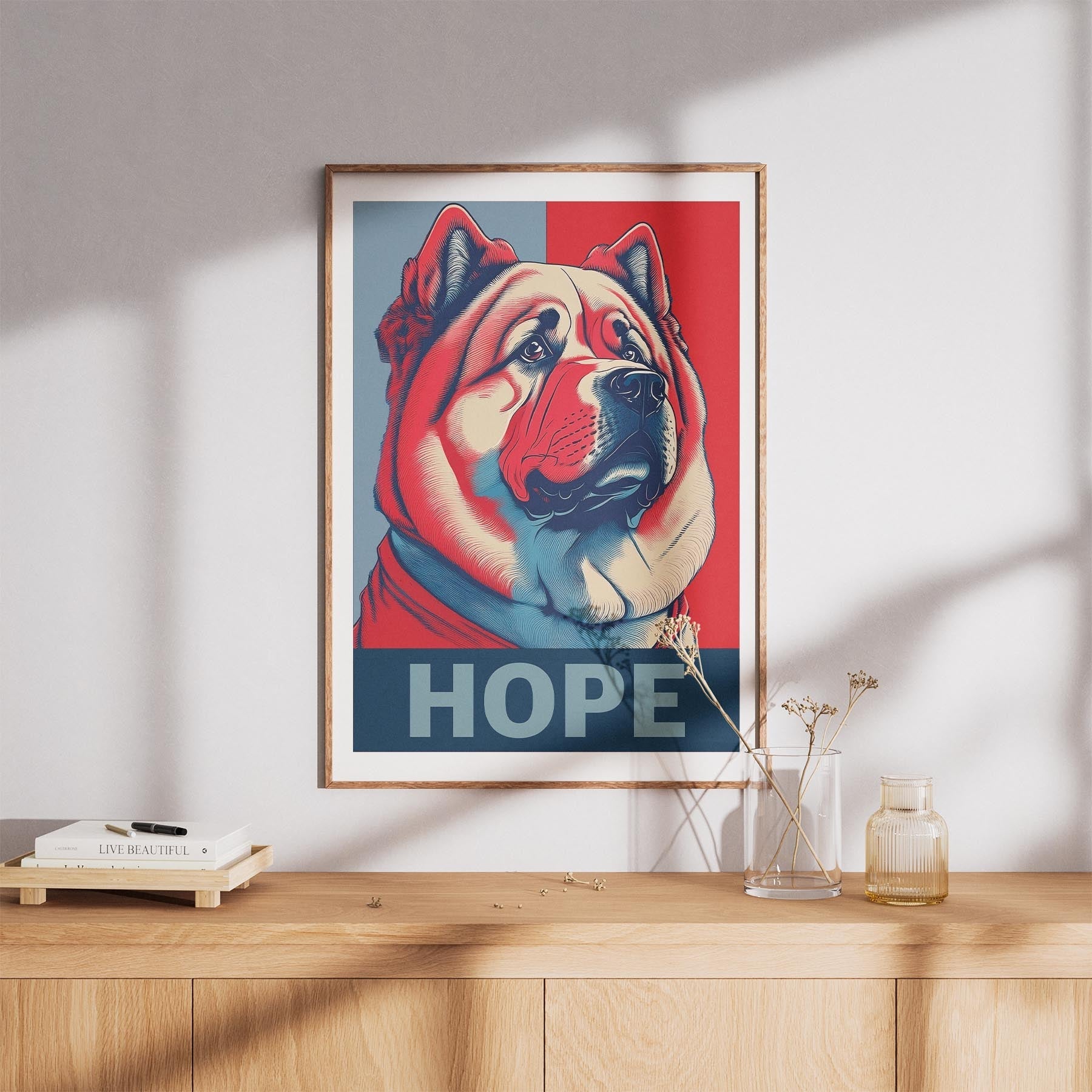 Chow Chow HOPE Series Inspired by the Obama Poster image 8
