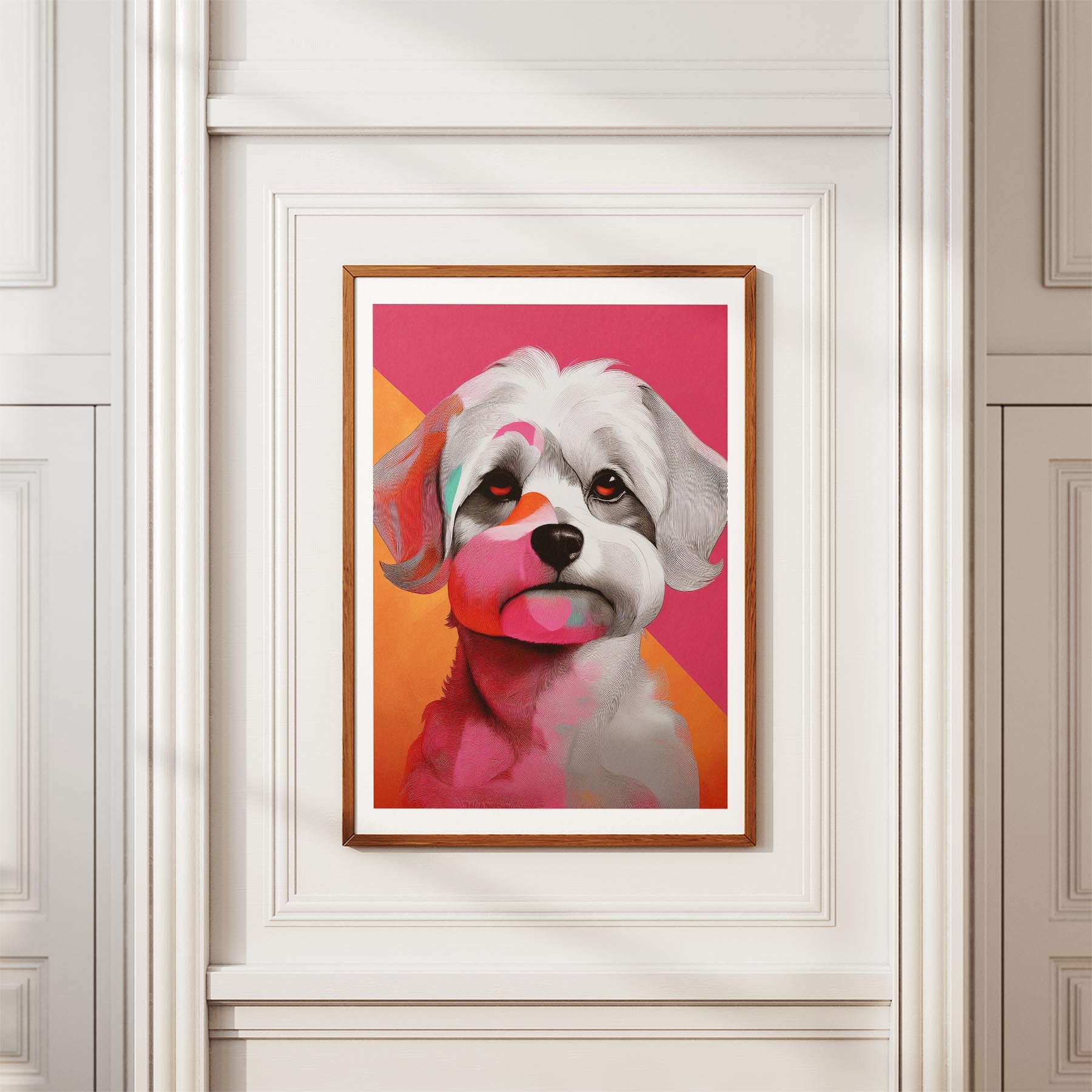 Maltese Modern Pop Dog Series image 3