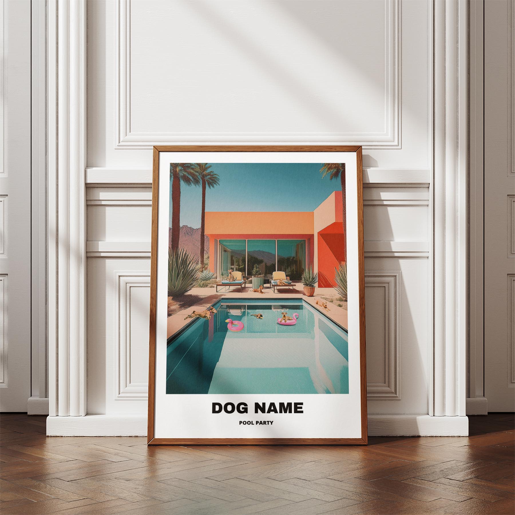 Irish Terrier Custom Pool Party WITH TEXT image 4